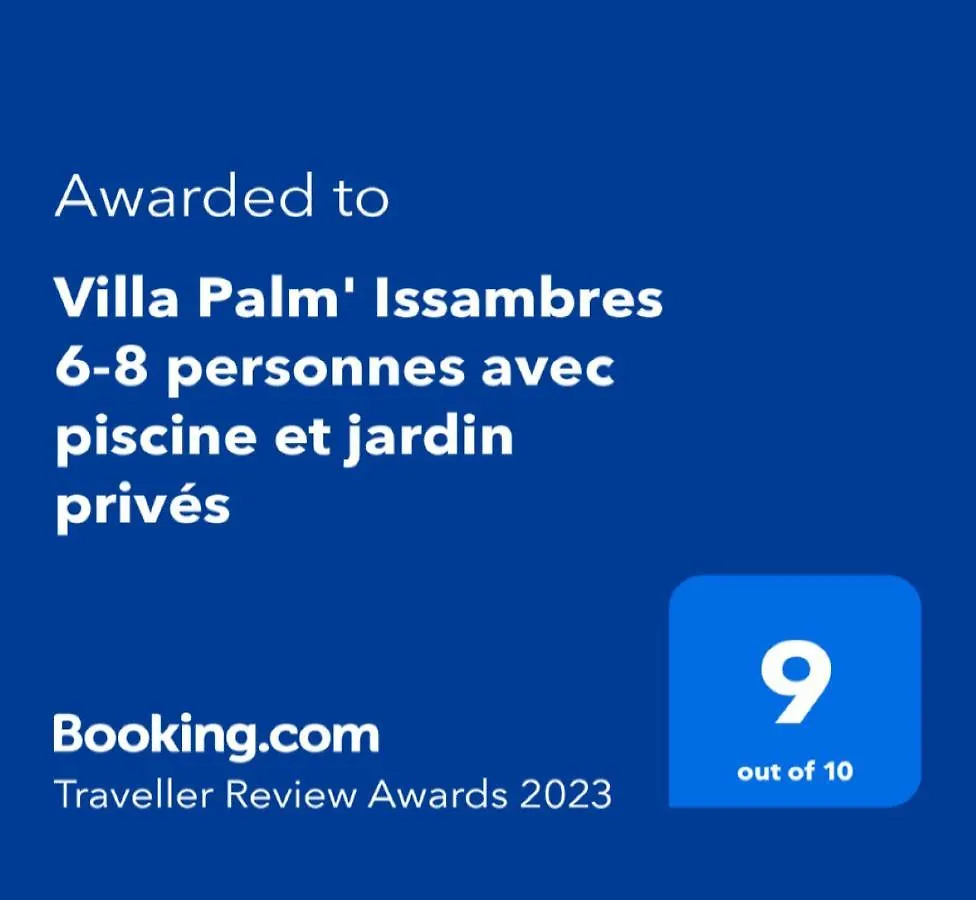 Villa Palm' Issambres 6-8 personnes avec piscine et jardin privés La Garonnette-Plage